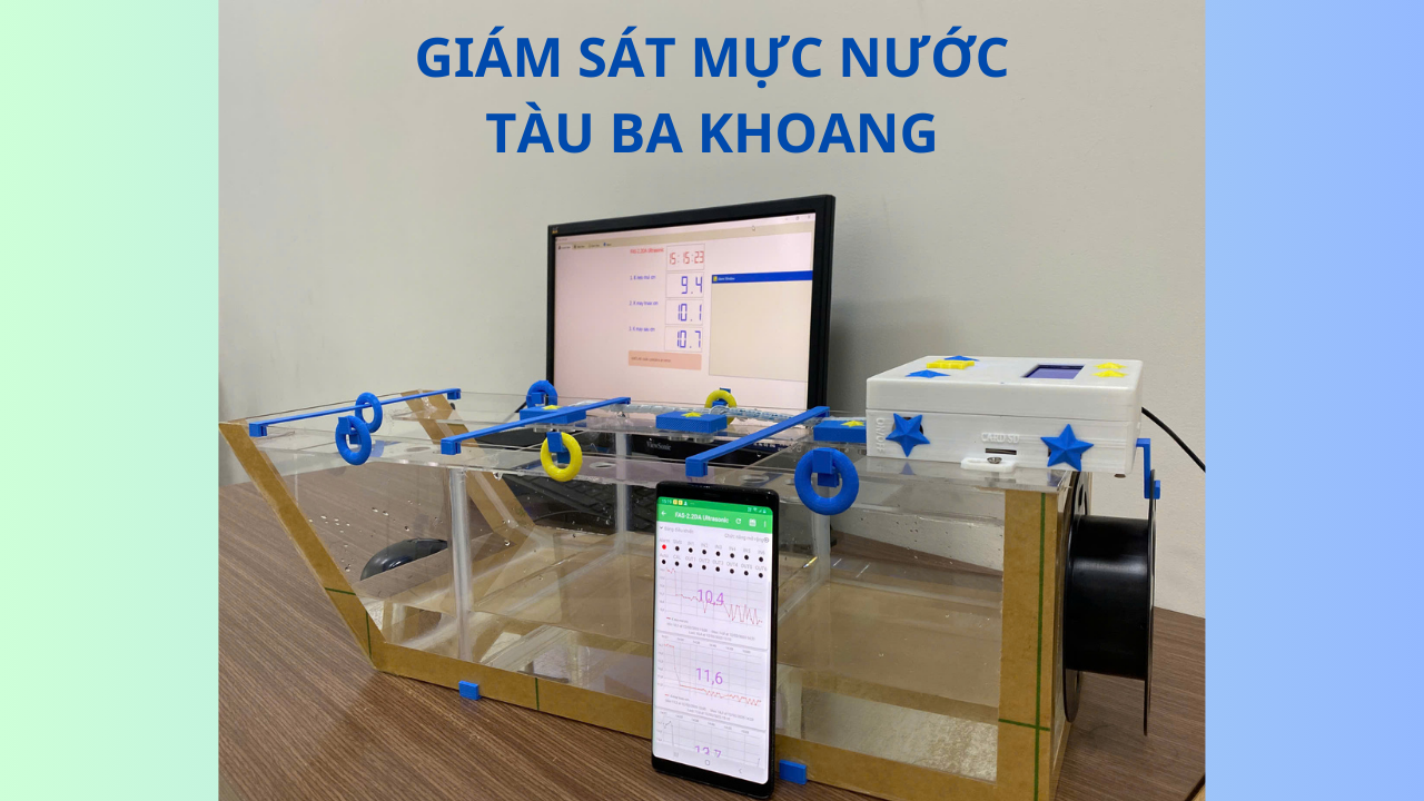 MÔ HÌNH GIÁM SÁT MỰC NƯỚC TÀU BA KHOANG